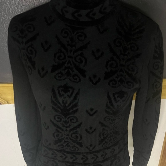 Talbot high neck beautiful pattern sweater size medium p - Picture 2 of 5